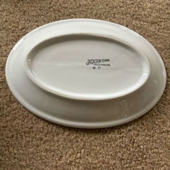 Jackson China 7” Pink Rose Platter - Picture 2 of 3